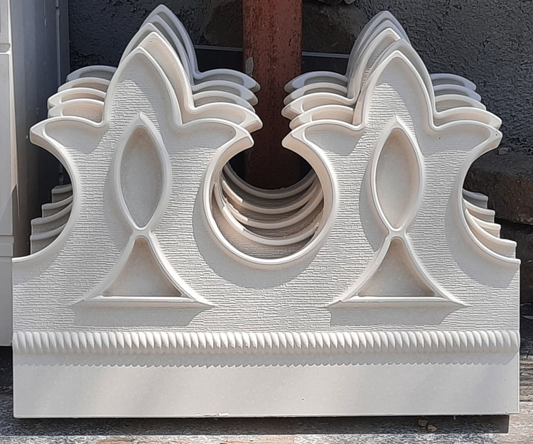 جدول پلیمری دور باغچه طرح گلستان در ابعاد ۵۰*۴۰