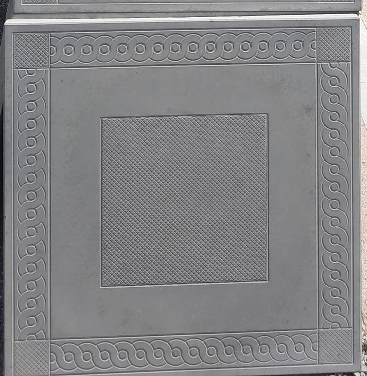 موزاییک پلیمری دور طنابی در ابعاد ۵۰*۵۰ سنگ مصنوعی