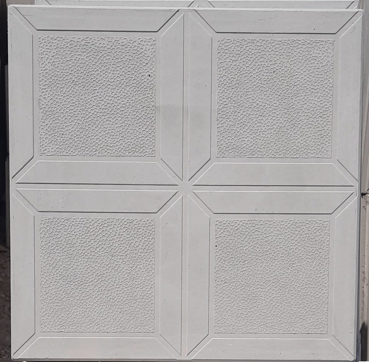 موزاییک پلیمری طرح شبستان رنگ طوسی در ابعاد ۴۰*۴۰