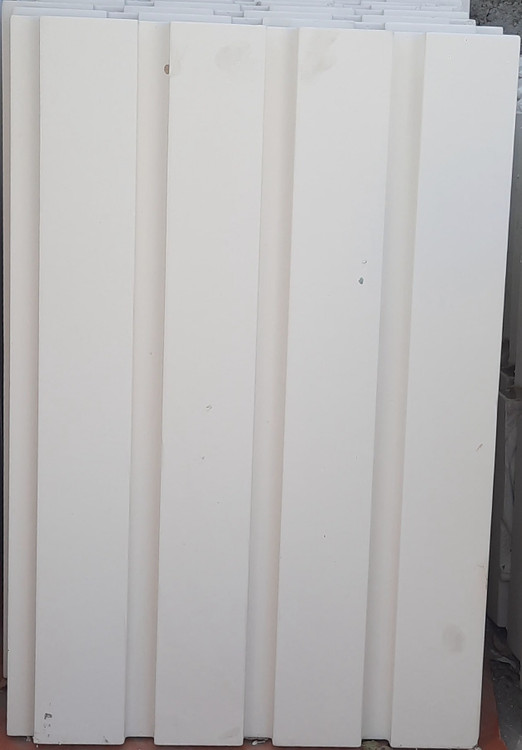 سنگ نما پلیمری طرح کیت کا رنگ سفید در ابعاد ۴۰×۶۰