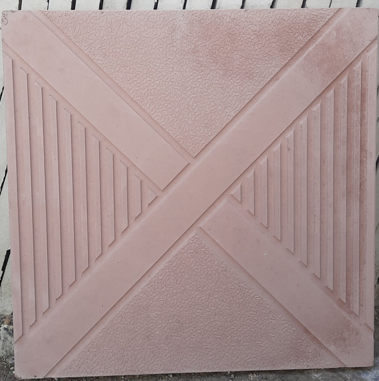 موزاییک پلیمری طرح ضربدری قرمز در ابعاد ۴۰*۴۰