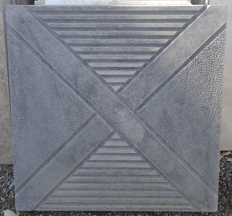 موزاییک پلیمری طرح ضربدری مشکی در ابعاد ۴۰*۴۰