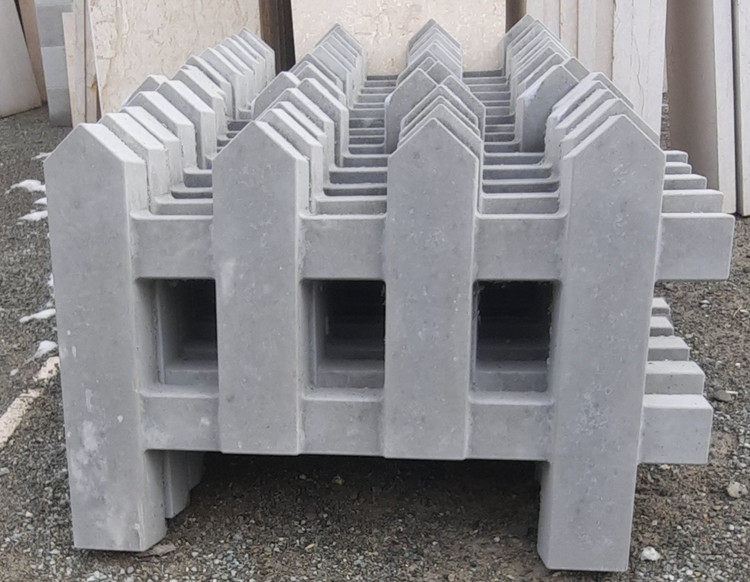 نرده پلیمری مهسا رنگ طوسی در ابعاد ۴۰*۶۰