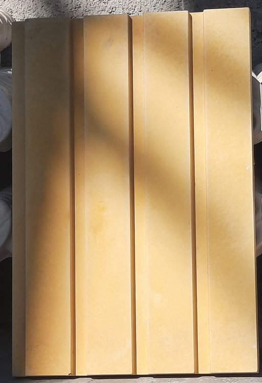 سنگ نما پلیمری طرح کیت کا رنگ رنگ کرم در ابعاد ۴۰×۶۰