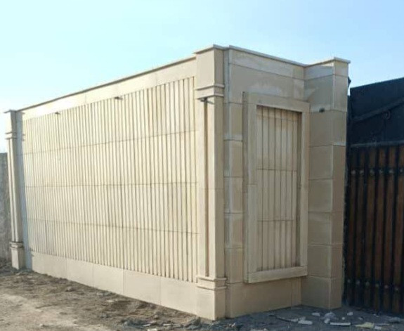 نمونه کار کیت کا و سنگ نما چرمی یک متری