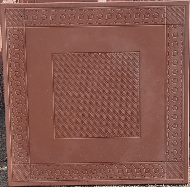 موزاییک پلیمری دور طنابی در ابعاد ۵۰*۵۰ سنگ مصنوعی