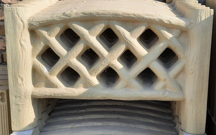 نرده پلیمری طرح حصار ابعاد ۵۰*